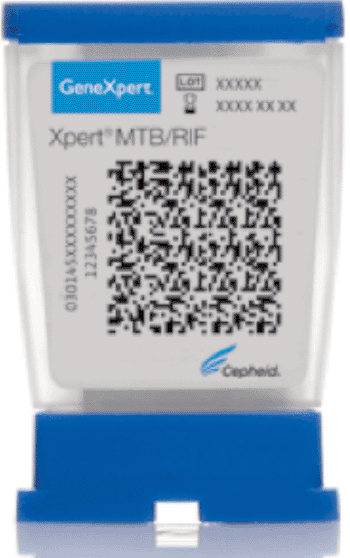 Image: The Xpert MTB/RIF cartridge for diagnosing tuberculosis to be used on the GeneXpert System (Photo courtesy of Cepheid).